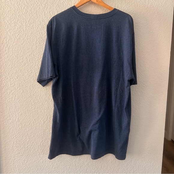 Carhartt Mens Navy XL TALL Short Sleeve Tee Outdoors Construction Utility Pocket - Picture 6 of 9